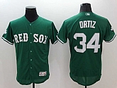 Boston Red Sox #34 David Ortiz Green Celtic 2016 Flexbase Collection Stitched Baseball Jersey,baseball caps,new era cap wholesale,wholesale hats
